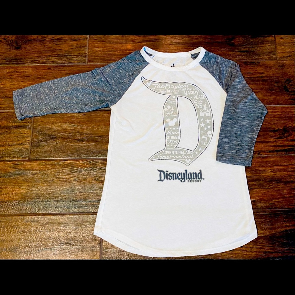 Disneyland Baseball Shirt 3/4 sleeve XS